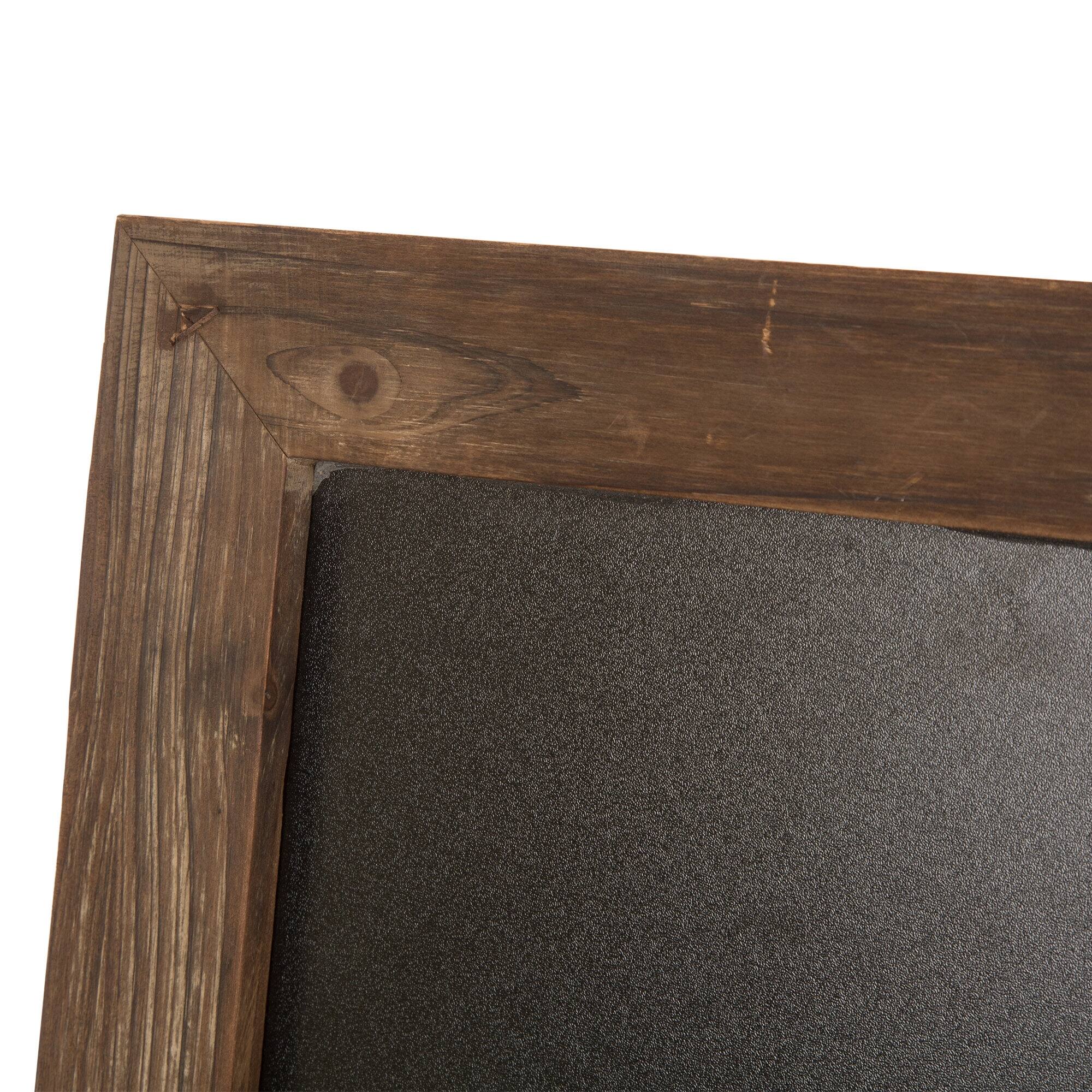 Glitzhome® 43.31" Farmhouse Metal & Wooden Magazine Rack